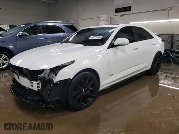✅ 2023 Cadillac CT4-V • VIN: 1G6DH5RL6P0125456 • Lot: 46473995. Listed on Copart with 26,353 mi. Free auction sales archive from the USA and detailed vehicle history report at DreamBid. Image 1.