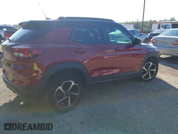 2022 Chevrolet TrailBlazer RS с VIN KL79MTSL6NB110306, выставлен на аукционе IAAI как лот 43510219 с пробегом 39 378 миль миль и . История ставок и продаж доступна на DreamBid. Изображение 4.