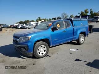 2021 Chevrolet Colorado 2WD Work Truck z VIN 1GCHSBEA5M1115011, wystawiony jako Copart lot #85911015 z przebiegiem Nie podano mil oraz Czysty tytuł • Clean title. Historia ofert i sprzedaży dostępna na DreamBid. Obrazek 1.