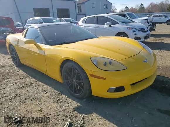2005 Chevrolet Corvette with VIN 1G1YY24U555113501, listed as a Copart auction lot 80555964 with 61,085 mi miles and Salvage title. Bid and sale history available at DreamBid. Image 11.