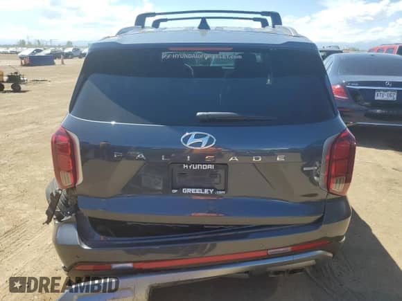 2024 Hyundai Palisade Limited с VIN KM8R5DGE8RU665389, выставлен на аукционе Copart как лот 68087824 с пробегом 6 368 миль миль и Списание • Salvage title. История ставок и продаж доступна на DreamBid. Изображение 6.