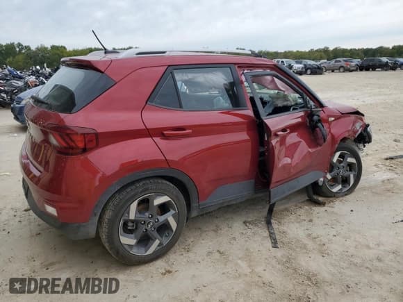 ✅ 2023 Hyundai Venue SEL • VIN: KMHRC8A34PU274645 • Lot: 72630064. Listed on Copart with Not provided. Free auction sales archive from the USA and detailed vehicle history report at DreamBid. Image 3.