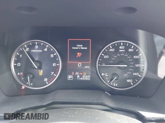 ✅ 2020 Subaru Outback Premium • VIN: 4S4BTACC2L3270499 • Lot: 43524512. Listed on IAAI with 114,429 mi. Free auction sales archive from the USA and detailed vehicle history report at DreamBid. Image 7.