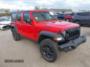 ✅ 2021 Jeep Wrangler Unlimited Sport S • VIN: 1C4HJXDG0MW549393 • Lot: 43404497. Listed on IAAI with 37,542 mi. Free auction sales archive from the USA and detailed vehicle history report at DreamBid. Image 1.