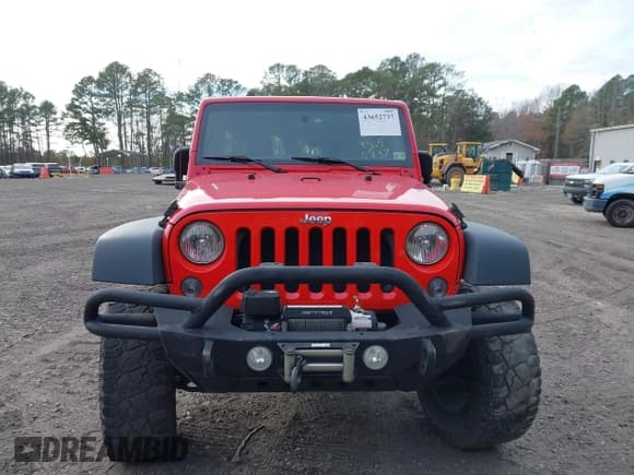 ✅ 2016 Jeep Wrangler Unlimited Sport • VIN: 1C4BJWDGXGL234851 • Lot: 43652737. Listed on IAAI with 91,730 mi. Free auction sales archive from the USA and detailed vehicle history report at DreamBid. Image 12.