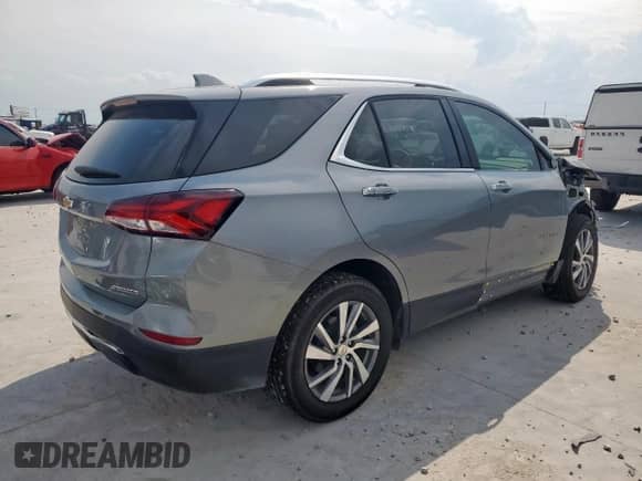2024 Chevrolet Equinox Premier with VIN 3GNAXNEG1RL126541, listed as a Copart auction lot 71437215 with 9,047 mi miles and Salvage title. Bid and sale history available at DreamBid. Image 3.
