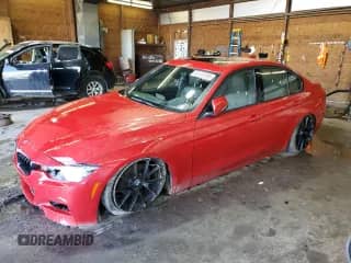 2018 BMW 3 Series 330i xDrive with VIN WBA8D9G55JNU68711, listed as a Copart auction lot 85505995 with 93,559 mi miles and Salvage title. Bid and sale history available at DreamBid. Image 1.