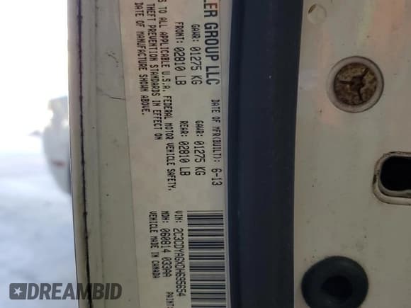 ✅ 2013 Dodge Challenger Rallye Redline • VIN: 2C3CDYAGXDH695654 • Lot: 47981885. Wystawiony na Copart z przebiegiem 220 073 mil. Bezpłatny archiwum sprzedaży aukcyjnych z USA i szczegółowy raport historii pojazdu na DreamBid. Zdjęcie 12.