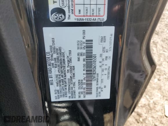 ✅ 2006 Ford Mustang GT Deluxe • VIN: 1ZVFT82H365105501 • Lot: 69504715. Listed on Copart with Not provided. Free auction sales archive from the USA and detailed vehicle history report at DreamBid. Image 12.