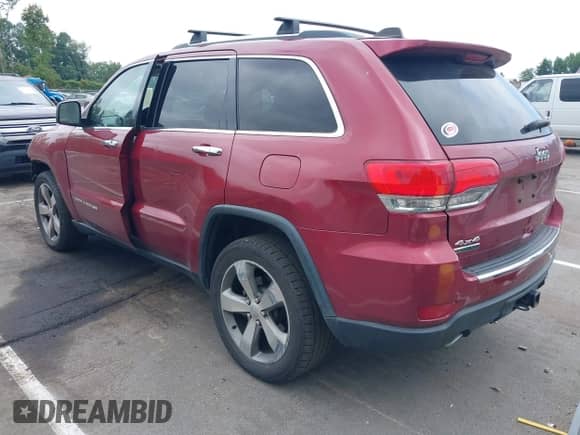 2014 Jeep Grand Cherokee Limited с VIN 1C4RJFBM2EC439830, выставлен на аукционе IAAI как лот 43053550 с пробегом 139 725 миль миль и . История ставок и продаж доступна на DreamBid. Изображение 3.