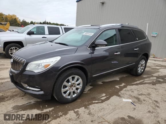 ✅ 2014 Buick Enclave Leather • VIN: 5GAKVBKDXEJ376262 • Lot: 90804465. Listed on Copart with 214,294 mi. Free auction sales archive from the USA and detailed vehicle history report at DreamBid. Image 1.