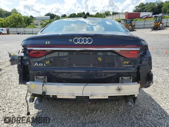 ✅ 2023 Audi A8 • VIN: WAULDAF81PN007148 • Lot: 66151125. Listed on Copart with 31,794 mi. Free auction sales archive from the USA and detailed vehicle history report at DreamBid. Image 6.