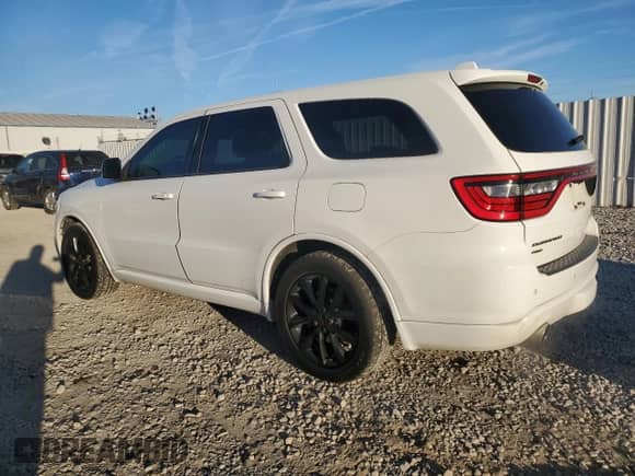 2017 Dodge Durango R/T with VIN 1C4SDJCTXHC672537, listed as a Copart auction lot 87045185 with 97,990 mi miles and Salvage title. Bid and sale history available at DreamBid. Image 2.