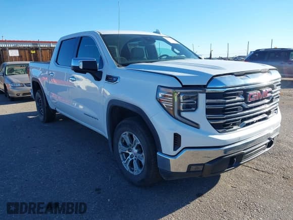 ✅ 2025 GMC Sierra 1500 SLT • VIN: 3GTPHDED2SG197715 • Лот: 43572385. Опубликован ранее на IAAI с пробегом 25 285 миль. Бесплатный доступ к архиву аукционных продаж из США и подробный отчёт об истории автомобиля на DreamBid. Изображение 1.