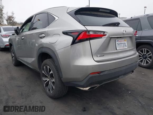 ✅ 2017 Lexus NX 200t • VIN: JTJYARBZ2H2072623 • Lot: 42087556. Listed on IAAI with 139,950 mi. Free auction sales archive from the USA and detailed vehicle history report at DreamBid. Image 3.