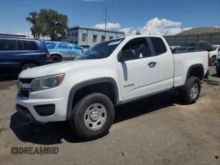 2020 Chevrolet Colorado 2WD Work Truck with VIN 1GCHSBEN0L1195254, listed as a Copart auction lot 67027075 with 82,814 mi miles and Salvage title. Bid and sale history available at DreamBid. Image 1.