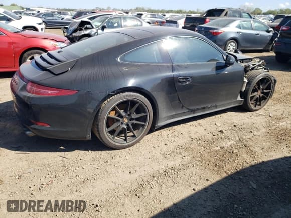 ✅ 2015 Porsche 911 Carrera • VIN: WP0AA2A98FS106543 • Lot: 73144614. Listed on Copart with 16,987 mi. Free auction sales archive from the USA and detailed vehicle history report at DreamBid. Image 3.