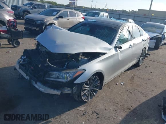 ✅ 2015 Hyundai Genesis 3.8L • VIN: KMHGN4JE1FU090550 • Lot: 43295110. Wystawiony na IAAI z przebiegiem Nie podano. Bezpłatny archiwum sprzedaży aukcyjnych z USA i szczegółowy raport historii pojazdu na DreamBid. Zdjęcie 2.