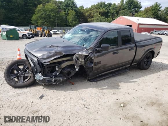 ✅ 2021 Ram 1500 SLT • VIN: 1C6RR7GTXMS567985 • Lot: 80756785. Listed on Copart with 60,934 mi. Free auction sales archive from the USA and detailed vehicle history report at DreamBid. Image 1.