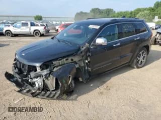 ✅ 2019 Jeep Grand Cherokee Overland • VIN: 1C4RJFCG8KC526698 • Lot: 61562865. Listed on Copart with 141,926 mi. Free auction sales archive from the USA and detailed vehicle history report at DreamBid. Image 1.