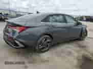 2024 Hyundai Elantra SEL with VIN KMHLS4DG4RU688916, listed as a Copart auction lot 80227295 with 28,073 mi miles and Non repairable. Bid and sale history available at DreamBid. Image 3.