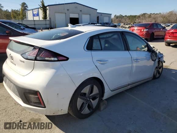 2022 Hyundai Ioniq Limited с VIN KMHC05LC9NU277077, выставлен на аукционе Copart как лот 43608305 с пробегом Не указан миль и На запчасти • Non repairable. История ставок и продаж доступна на DreamBid. Изображение 3.