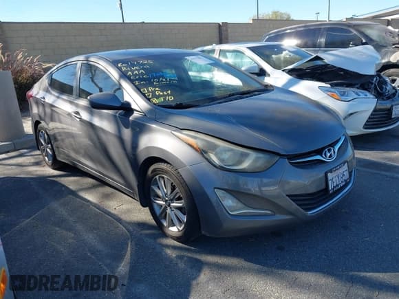✅ 2014 Hyundai Elantra Limited • VIN: 5NPDH4AE7EH479474 • Lot: 43576677. Listed on IAAI with 135,276 mi. Free auction sales archive from the USA and detailed vehicle history report at DreamBid. Image 1.