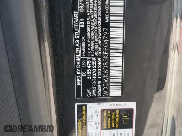 ✅ 2019 Mercedes-Benz C 300 • VIN: WDDWK8DB5KF804797 • Lot: 62703885. Wystawiony na Copart z przebiegiem 61 391 mil. Bezpłatny archiwum sprzedaży aukcyjnych z USA i szczegółowy raport historii pojazdu na DreamBid. Zdjęcie 12.