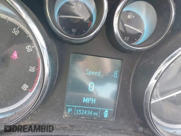 ✅ 2013 Buick Verano Convenience Group • VIN: 1G4PR5SK5D4252403 • Lot: 42783925. Listed on IAAI with 152,434 mi. Free auction sales archive from the USA and detailed vehicle history report at DreamBid. Image 7.