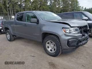 2021 Chevrolet Colorado 4WD Work Truck z VIN 1GCGTBEN2M1105936, wystawiony jako IAAI lot #42341533 z przebiegiem 165 596 mil mil oraz . Historia ofert i sprzedaży dostępna na DreamBid. Obrazek 1.