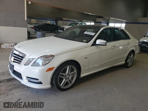 ✅ 2012 Mercedes-Benz E 550 Sport • VIN: WDDHF9BB7CA653434 • Lot: 46458925. Listed on Copart with 83,122 mi. Free auction sales archive from the USA and detailed vehicle history report at DreamBid. Image 1.