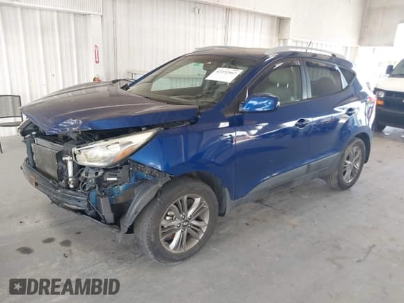 ✅ 2014 Hyundai Tucson SE • VIN: KM8JUCAG8EU923845 • Lot: 42232567. Wystawiony na IAAI z przebiegiem 109 535 mil. Bezpłatny archiwum sprzedaży aukcyjnych z USA i szczegółowy raport historii pojazdu na DreamBid. Zdjęcie 2.