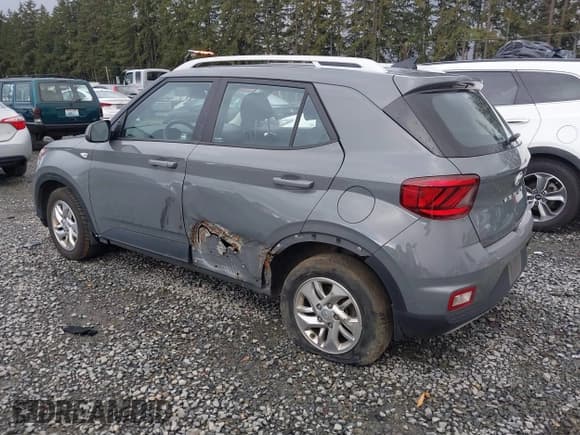 ✅ 2020 Hyundai Venue SEL • VIN: KMHRC8A35LU014510 • Lot: 41778111. Listed on IAAI with 60,495 mi. Free auction sales archive from the USA and detailed vehicle history report at DreamBid. Image 3.