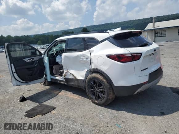 2022 Chevrolet Blazer LT z VIN 3GNKBJR49NS194369, wystawiony jako Copart lot #65966905 z przebiegiem 54 249 mil mil oraz Szkoda całkowita • Salvage title. Historia ofert i sprzedaży dostępna na DreamBid. Obrazek 2.