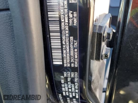 ✅ 2017 Jeep Renegade Latitude • VIN: ZACCJBBBXHPF41308 • Lot: 82699205. Wystawiony na Copart z przebiegiem 81 756 mil. Bezpłatny archiwum sprzedaży aukcyjnych z USA i szczegółowy raport historii pojazdu na DreamBid. Zdjęcie 14.