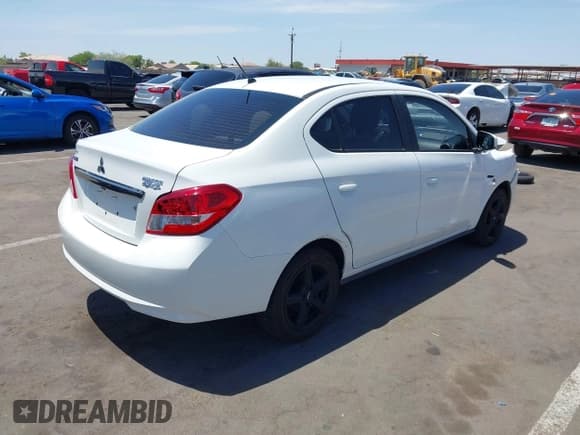 ✅ 2019 Mitsubishi Mirage ES • VIN: ML32F3FJ1KHF18895 • Lot: 42396625. Listed on IAAI with 107,501 mi. Free auction sales archive from the USA and detailed vehicle history report at DreamBid. Image 4.
