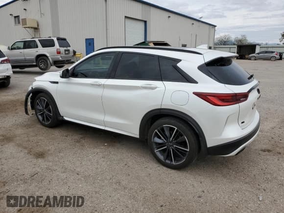 ✅ 2023 Infiniti QX50 Sport • VIN: 3PCAJ5FBXPF121668 • Lot: 71396715. Listed on Copart with 44,052 mi. Free auction sales archive from the USA and detailed vehicle history report at DreamBid. Image 2.