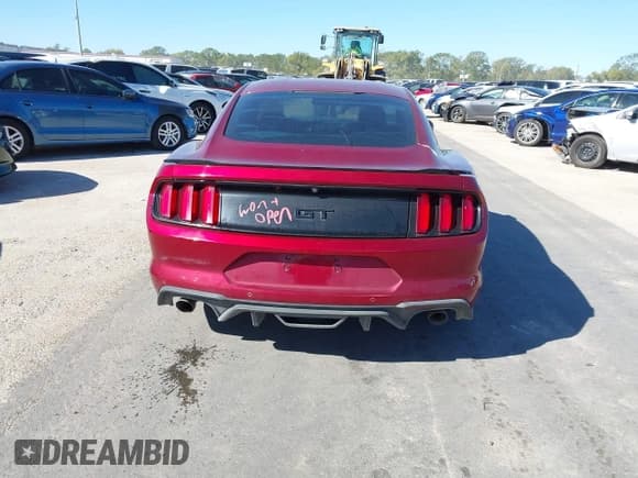 ✅ 2017 Ford Mustang V6 • VIN: 1FA6P8AM6H5244665 • Lot: 43218772. Listed on IAAI with 95,181 mi. Free auction sales archive from the USA and detailed vehicle history report at DreamBid. Image 15.