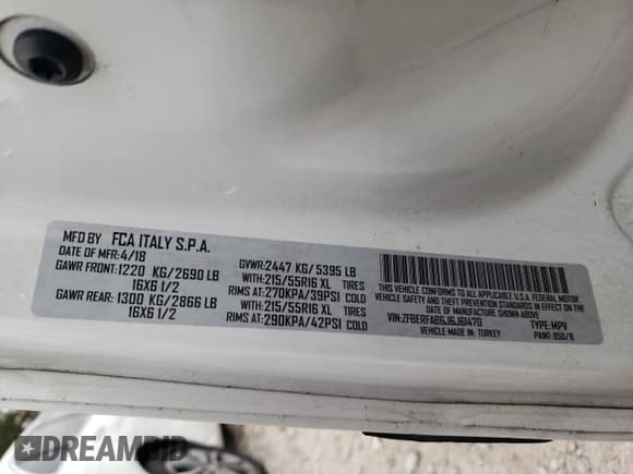 ✅ 2018 Ram ProMaster City Passenger • VIN: ZFBERFAB6J6J61470 • Lot: 77949454. Wystawiony na Copart z przebiegiem 120 272 mil. Bezpłatny archiwum sprzedaży aukcyjnych z USA i szczegółowy raport historii pojazdu na DreamBid. Zdjęcie 15.