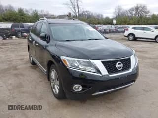 ✅ 2016 Nissan Pathfinder Platinum • VIN: 5N1AR2MM5GC634928 • Lot: 41821951. Listed on IAAI with 113,186 mi. Free auction sales archive from the USA and detailed vehicle history report at DreamBid. Image 1.