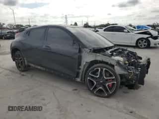 2021 Hyundai Veloster с VIN KMHT36AH6MU010084, выставлен на аукционе Copart как лот 42716685 с пробегом Не указан миль и Списание • Salvage title. История ставок и продаж доступна на DreamBid. Изображение 4.
