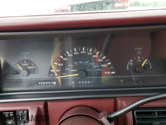 ✅ 1992 Oldsmobile Cutlass • VIN: 1G3AL54N4N6438104 • Lot: 74415204. Wystawiony na Copart z przebiegiem 118 459 mil. Bezpłatny archiwum sprzedaży aukcyjnych z USA i szczegółowy raport historii pojazdu na DreamBid. Zdjęcie 9.