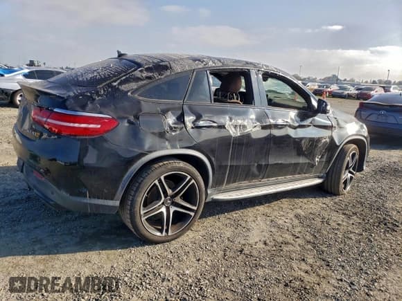 ✅ 2019 Mercedes-Benz GLE 43 AMG • VIN: 4JGED6EB3KA129723 • Lot: 94490485. Listed on Copart with Not provided. Free auction sales archive from the USA and detailed vehicle history report at DreamBid. Image 3.