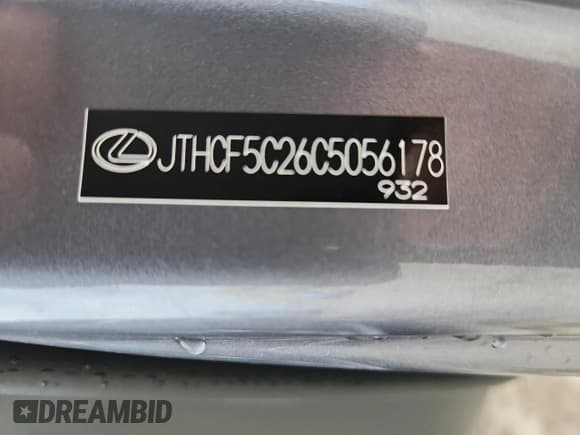 ✅ 2012 Lexus IS 250 • VIN: JTHCF5C26C5056178 • Lot: 86154595. Listed on Copart with 64,262 mi. Free auction sales archive from the USA and detailed vehicle history report at DreamBid. Image 12.