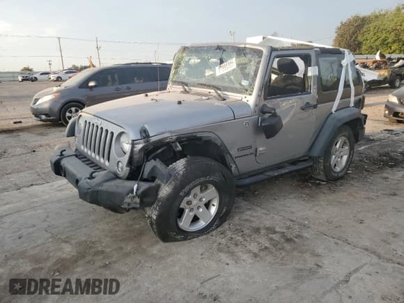 ✅ 2015 Jeep Wrangler Sport • VIN: 1C4AJWAG2FL690339 • Lot: 81990305. Listed on Copart with Not provided. Free auction sales archive from the USA and detailed vehicle history report at DreamBid. Image 1.