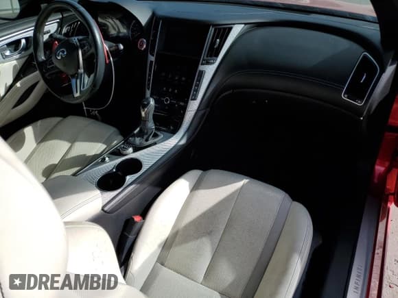 ✅ 2017 Infiniti Q60 Red Sport 400 • VIN: JN1FV7EL3HM701520 • Lot: 57169565. Listed on Copart with 103,761 mi. Free auction sales archive from the USA and detailed vehicle history report at DreamBid. Image 8.