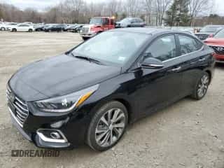 2019 Hyundai Accent Limited with VIN 3KPC34A35KE073086, listed as a Copart auction lot 46021413 with 2,391 mi miles and . Bid and sale history available at DreamBid. Image 1.