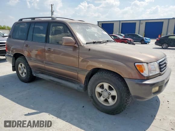 ✅ 1999 Toyota Land Cruiser • VIN: JT3HT05J8X0041647 • Lot: 80807205. Listed on Copart with 175,567 mi. Free auction sales archive from the USA and detailed vehicle history report at DreamBid. Image 4.