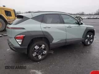 2024 Hyundai Kona SEL with VIN KM8HBCAB7RU055383, listed as a Copart auction lot 86616384 with Not provided miles and Salvage title. Bid and sale history available at DreamBid. Image 3.