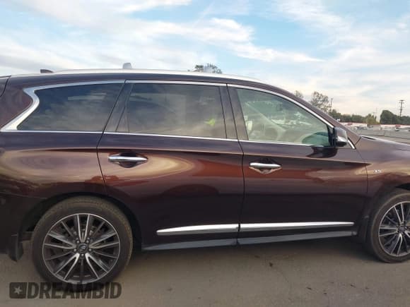 ✅ 2019 Infiniti QX60 Luxe • VIN: 5N1DL0MM7KC531912 • Lot: 43654689. Listed on IAAI with 81,284 mi. Free auction sales archive from the USA and detailed vehicle history report at DreamBid. Image 13.